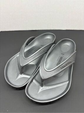 Birkenstock Gray EVA Thong Sandals